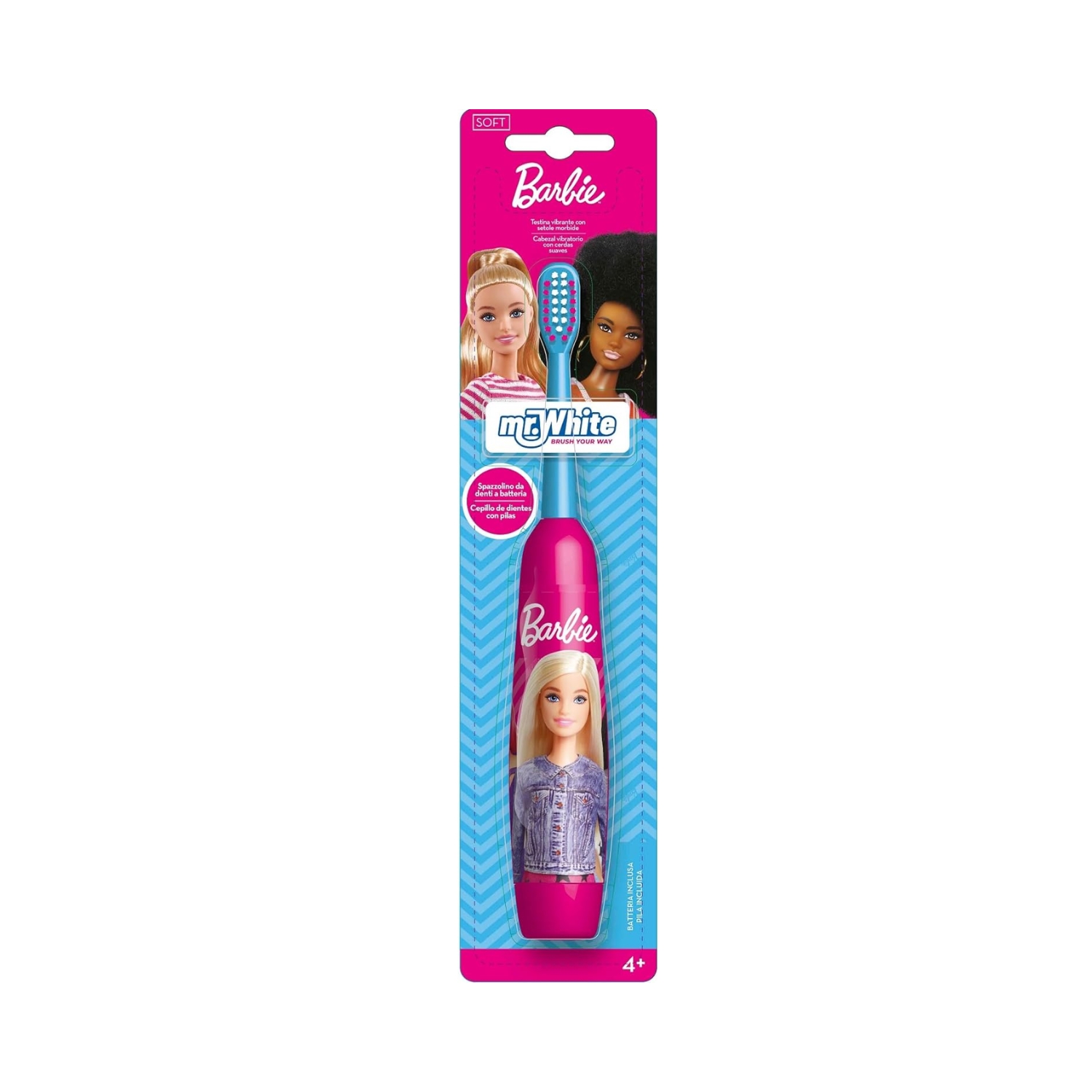 Barbie Battery - Powered Electric Toothbrush For Kids - kp-Pharma